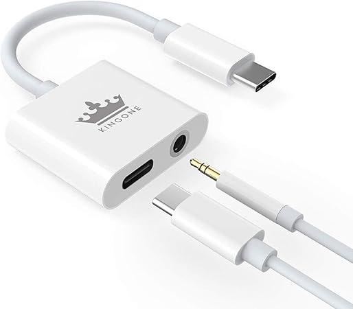 Kingone Usb C To 3 5mm Headphone Adapter Aux Usb C Amazon De Elektronik