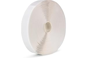 LLPT Butyl Tape White 1 Inch x 33Ft Tight Seal for Leak Proof EPDM RV Repair Window Glass Boat Sealing Roof Pipe Patching(WST233)
