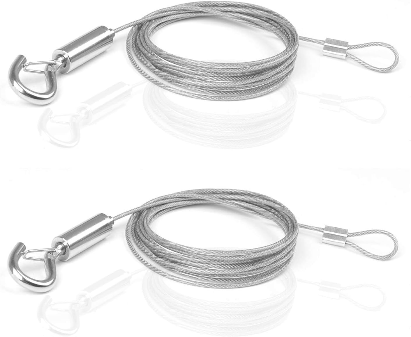 ZKSM Picture Hanging Wire 2 Packs Adjustable Stainless Steel Wire with