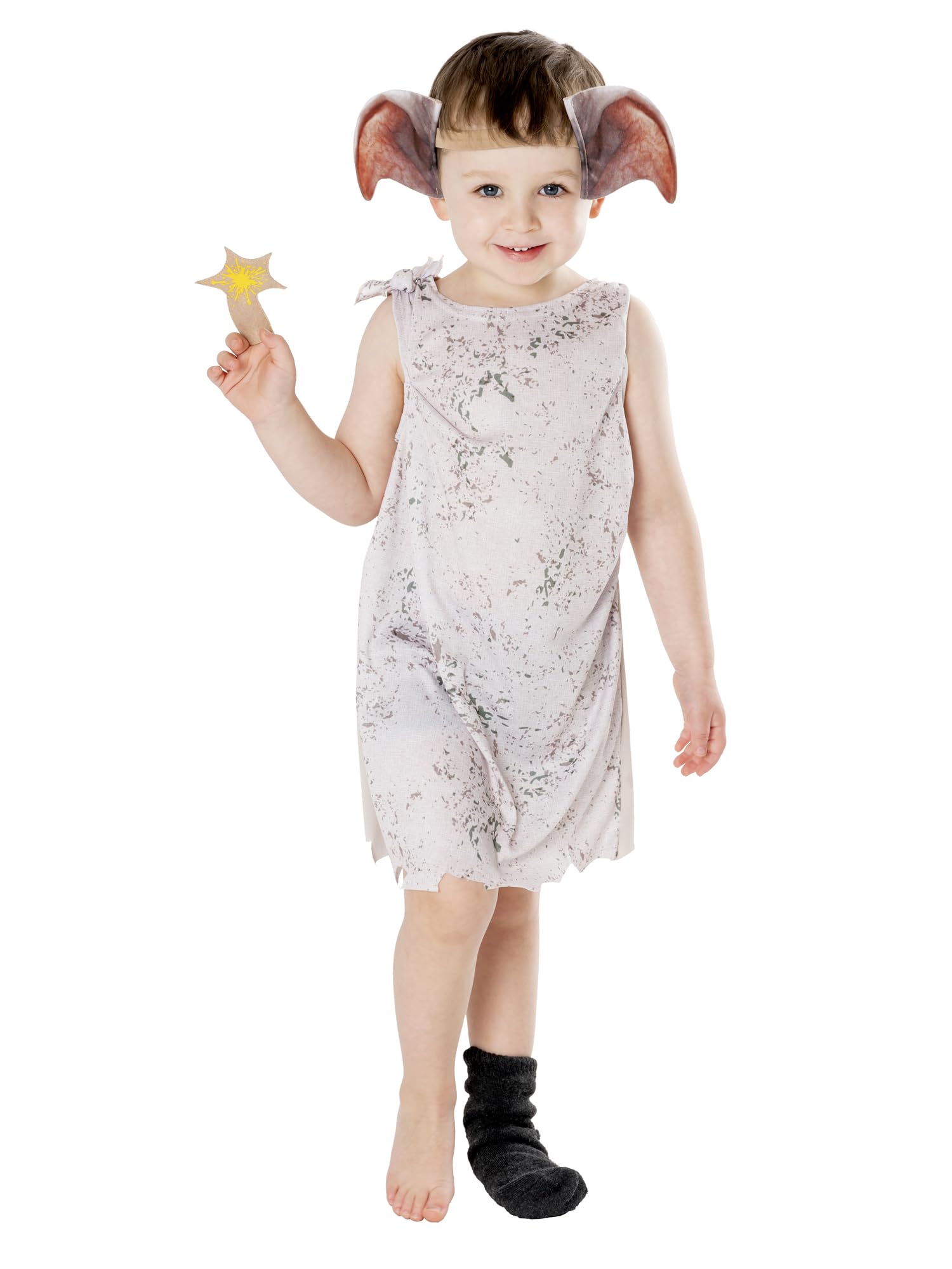 Rubies Official Harry Potter Dobby Child Costume, Kids Fancy Dress, Age 2-3 Years Halloween