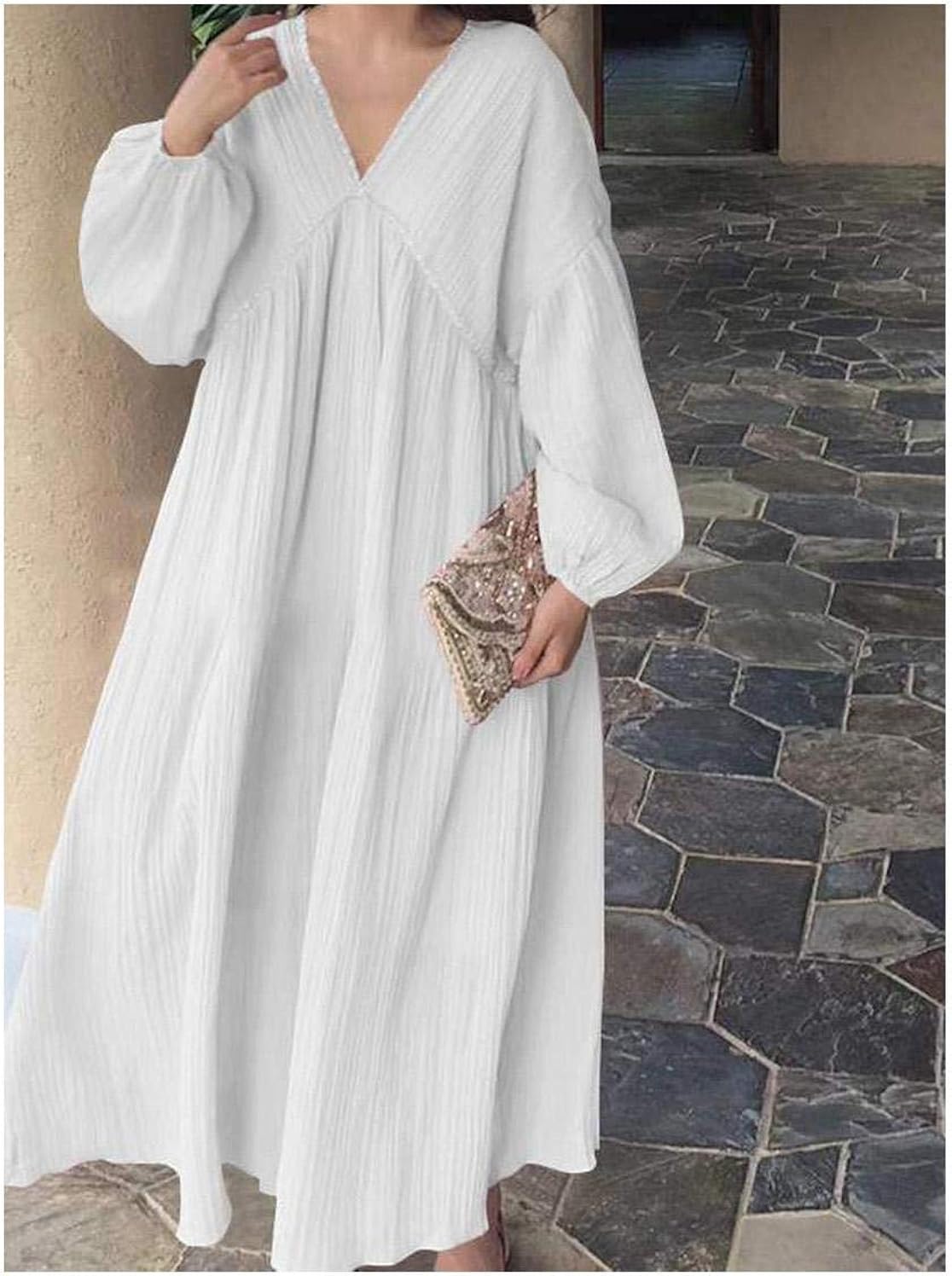 white bohemian sundress