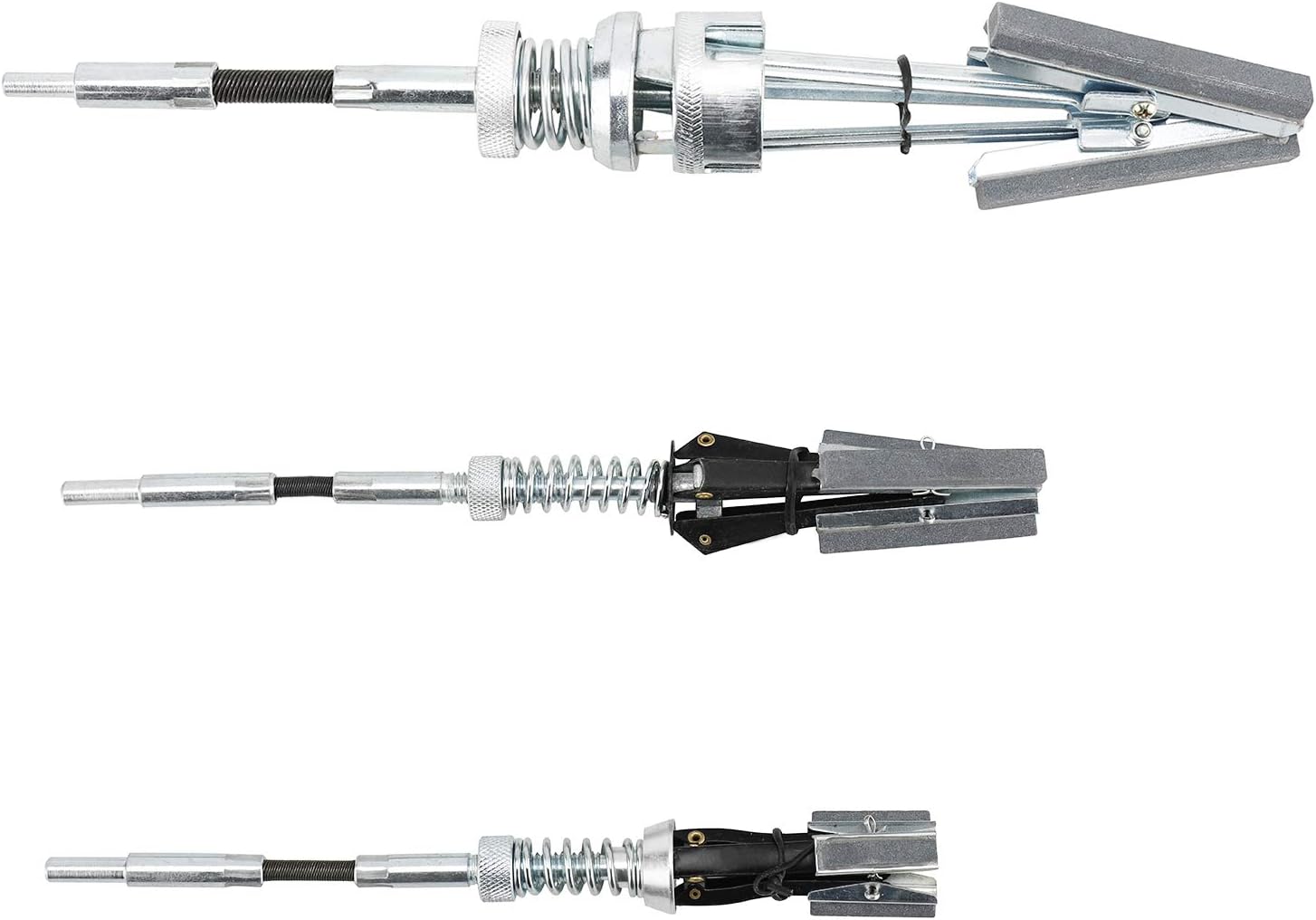 YaeKoo 3 Pack Brake Cylinder Hones Grinding Holes from 3/4 to 7 in