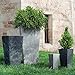 ArtStone 35130 Ella Tall Planter Grey 13.5-inch