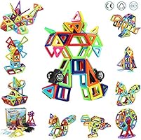 Innoo Tech Bloc de Construction Magnétique Enfant 108 Pièces, Mini Jeux Construction Aimanté Jouet Educatif et Créatif,...