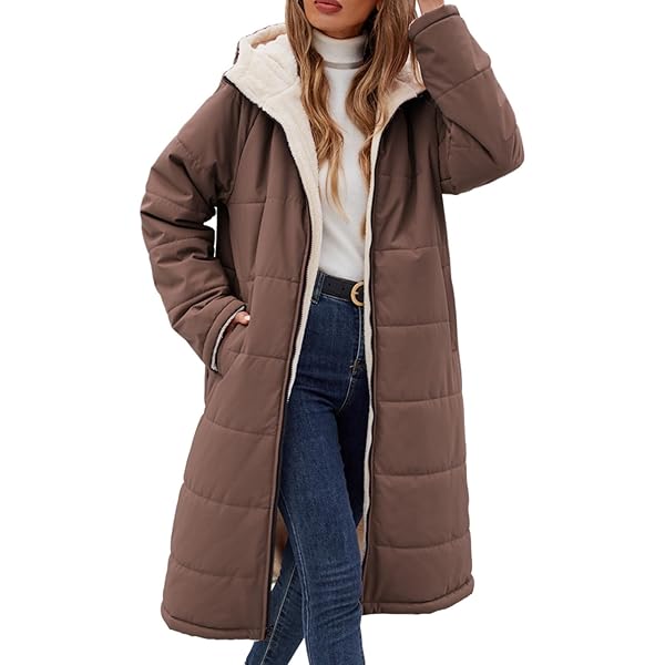 Womens Warm Faux Fur Coat Oversized Thick Sherpa Fleece Jacket