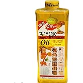 Cosmetics Skin-Tone Enhancing Oil, Organic Full Body Oil, Effective Gluta, tumeric Seed, & Almond Oil Blend for Dark Skin, Nourishing Face Oil & Vitamin C, and E, 1000 ml