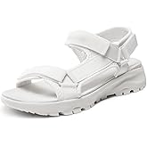 DREAM PAIRS Womens Sandals, Light Weight Hiking Sandals for Women, Comfortable Athletic Quick-Drying Walking Water Sandals With Hook And Loop Straps