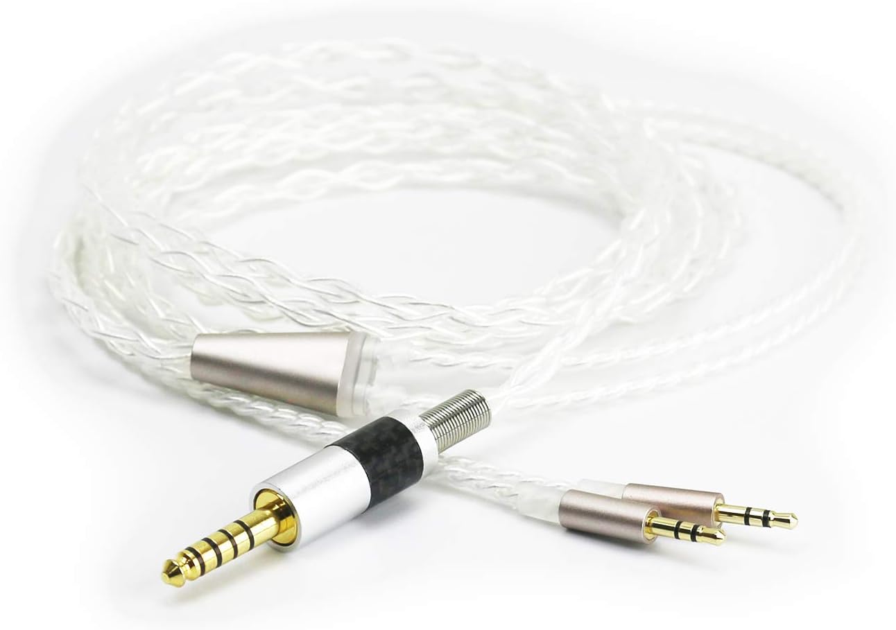 ABLET HiFi Cable with 4.4MM Balanced Male to Dual 2.5mm male Compatible with Hifiman HE400S, HE-400I - Image 5