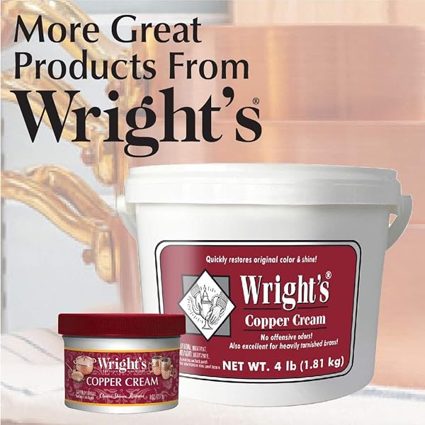 WRIGHT’S SILVER CLEANER AND POLISH CREAM – 8 OUNCE – AMMONIA FREE – GENTLY CLEAN AND REMOVE TARNISH WITHOUT SCRATCHING