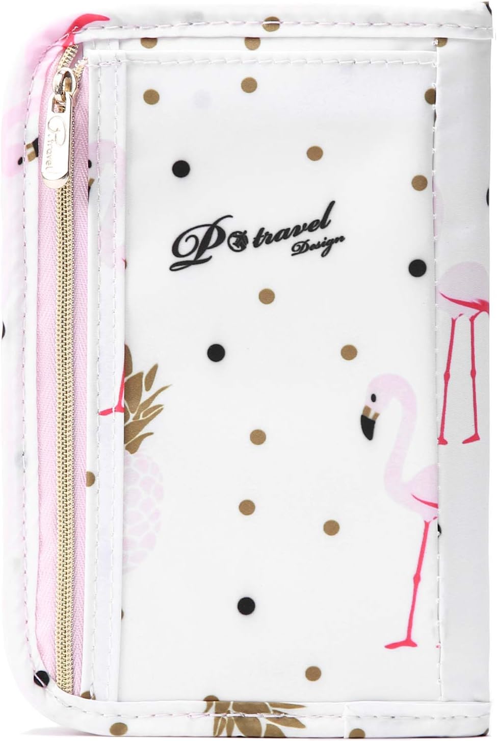  | VanFn Travel Passport Wallet, Passport Holder For Family, P.Travel Series (Pink Flamingo) | Passport Wallets