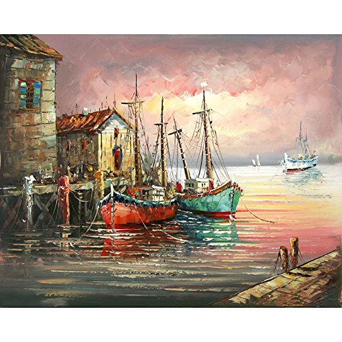 Ship Paint By Number Kits PBN Kits of Pirate Ships and Sailing Boats