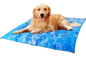 BOONMAX Cool Pet Pad,Dog Cooling Mat,Suitable for Dogs and Cats,Suitable for All Types of Pets,Washable and Portable,Summer Keep Your Pet Cool (29.5X29.5in)