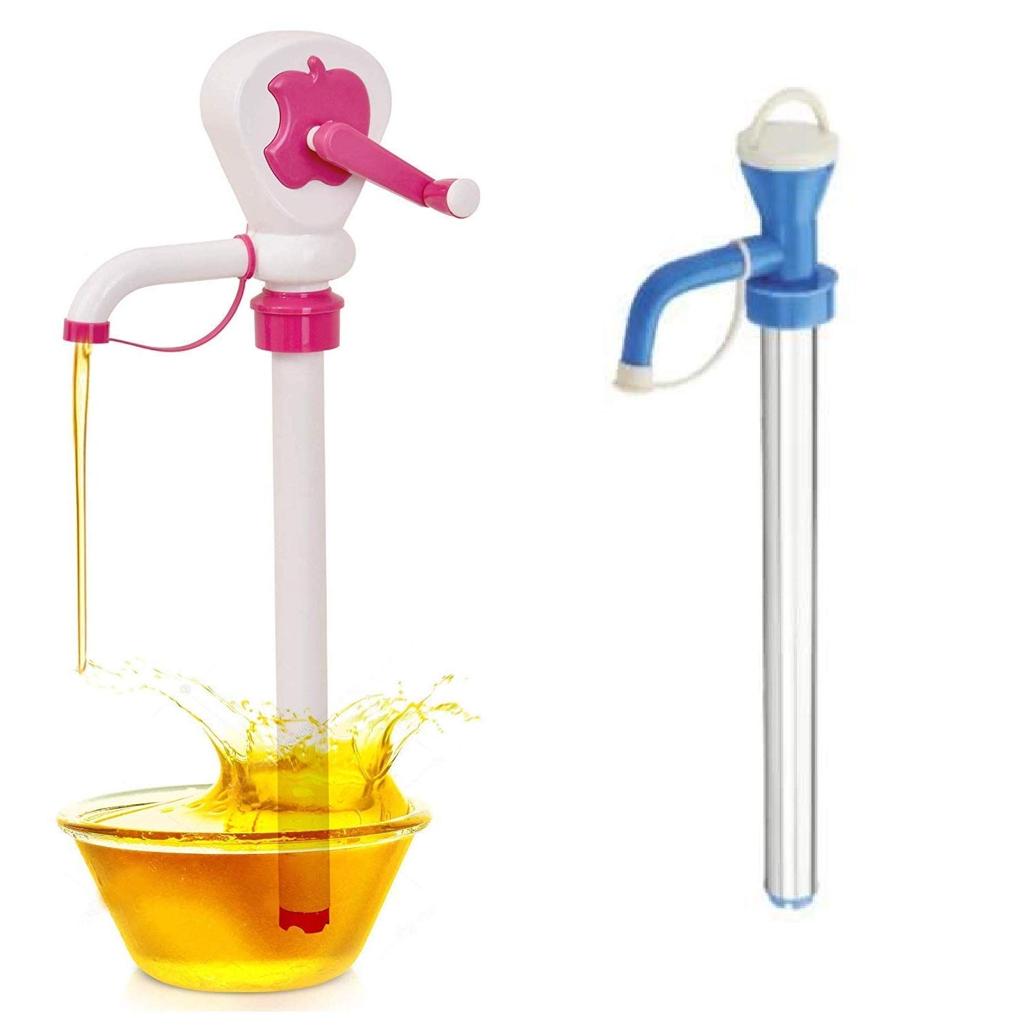 Buy Combo of Plastic Oil Pump and Steel Oil Pump dispensor