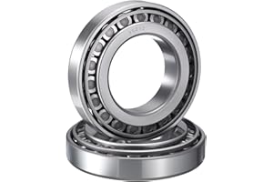 HIPicco 2 Pack 30212 Tapered Roller Bearing Cone and Cup Set, 60mm Bore 110mm OD 24mm Cup Width, Chrome Steel Wheel Bearings, ABEC-3