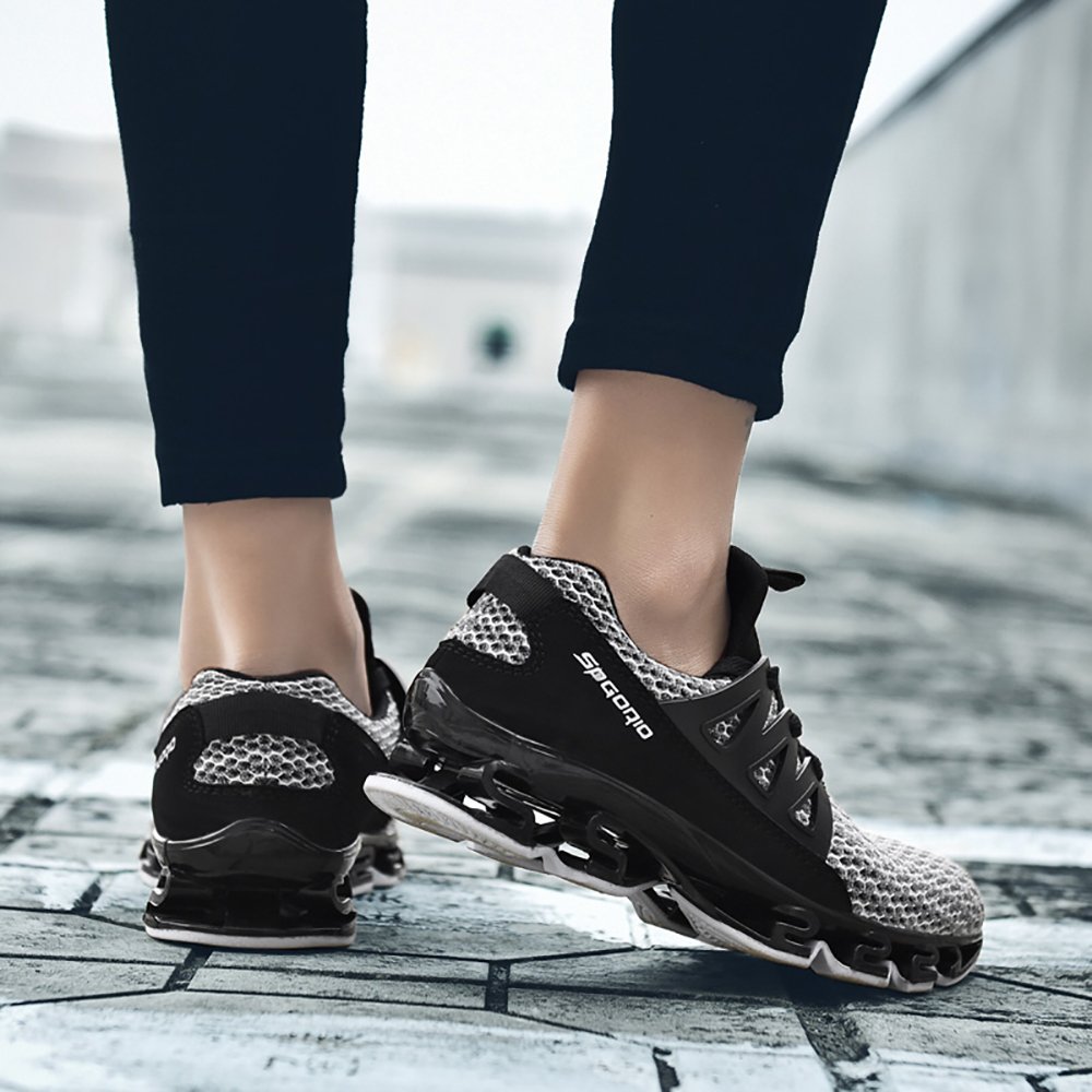 Smapavic Mens Outdoor Sport Walking Shoes Lightweight Mesh Wide Sneakers Trail Running Shoes