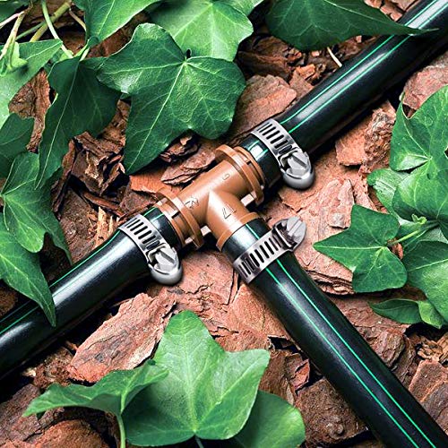 HIRALIY 20 Pcs Drip Irrigation Tubing Hose Clamps 5/8 Inch 304