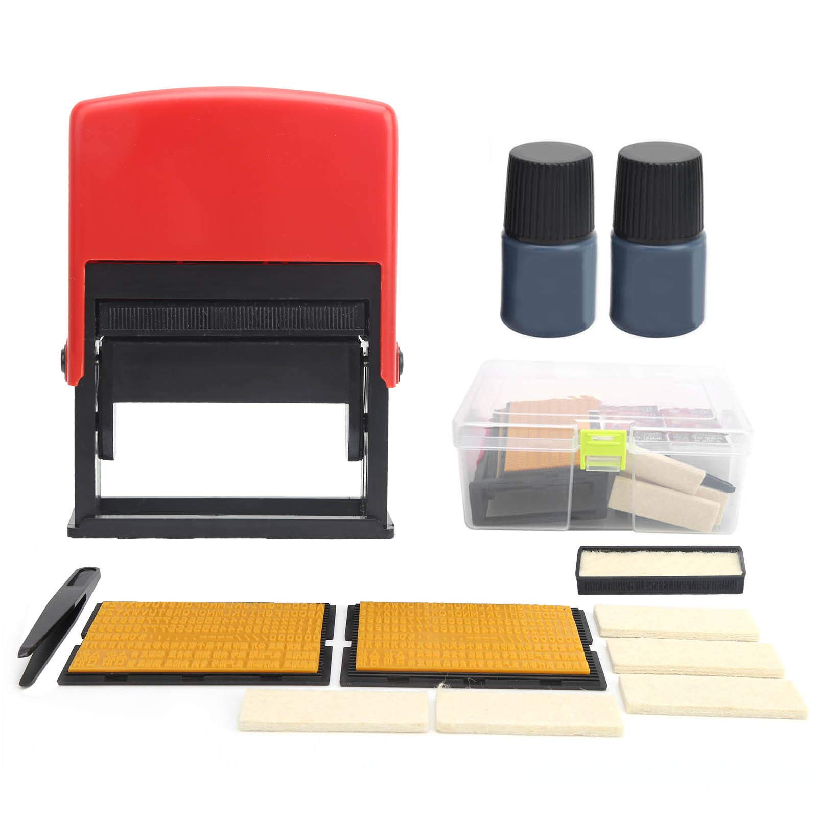 Portable Coding Machine - Hand Held Printer Ink Date Coding Machine Manual Date Coding Stamp Machine Industrial Control Supplies for Production/Expiry Date, Card Slot Type