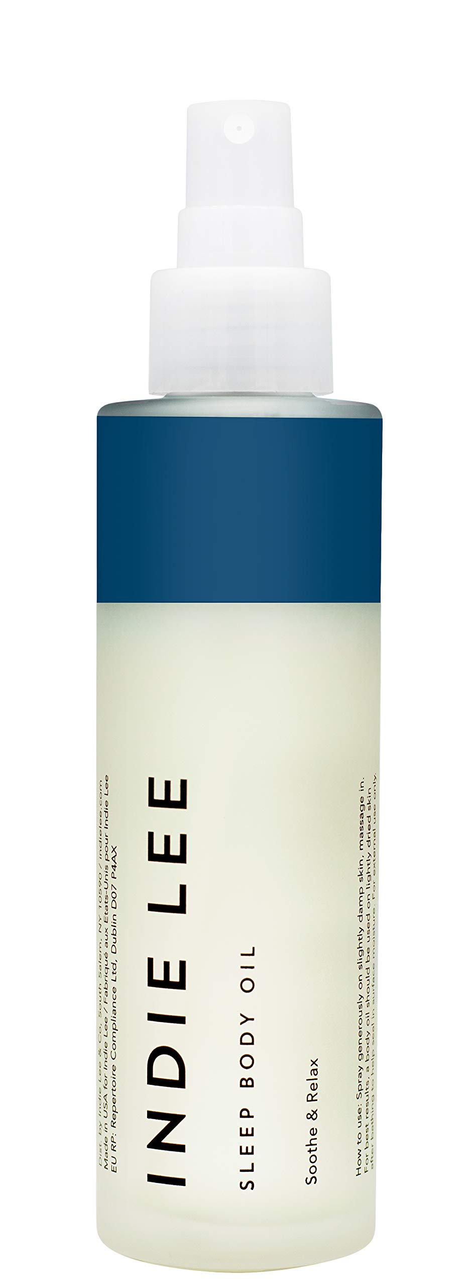 Indie Lee Sleep Body Oil - Relaxing Spray with Chamomile, Jojoba, Grapeseed + Lavender Essential Oils for a Nourishing + Hydrating Glow - Massage Oil for Bedtime Anxiety Relief (4oz / 125ml)