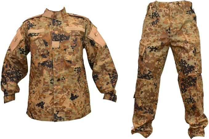 Amazon Co Jp Bwolf製 迷彩服 戦闘服 上下セット ドイツ軍 砂漠迷彩 Acu アーミーコンバットユニフォーム S 服 ファッション小物