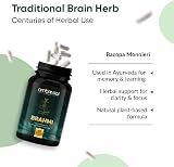 AMBROSIAL Bacopa Monnieri Brahmi Capsules 500mg 60 Tablets Non-GMO Gluten Free view 4