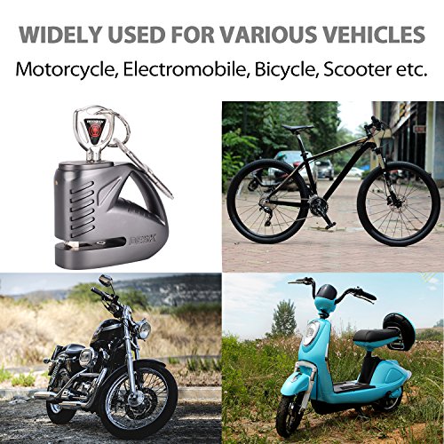 obdator Disc Brake Lock, Anti-Theft Waterproof Motorcycle Lock Motorbike Brake Disc Wheel Lock (No Alarm) - Thumbnail 7