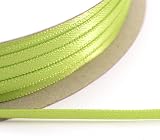 Vaessen Creative Satin Ribbon Appel Green 3mm x 100m Double-Sided Shine view 5