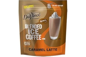 DaVinci Gourmet Caramel Blended Iced Coffee Mix, 3 Pound (Pack of 1)