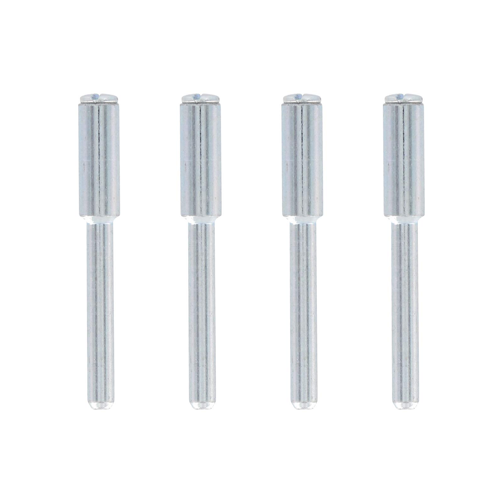 Dremel 402 Mandrel Multipack, 4 Mandrels with 3.2 mm Shank Diameter for Polishing Wheels and Cut-Off Wheels
