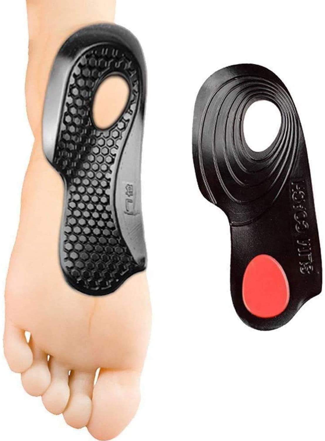 Pedimend 2 Pairs Gel Feet Pain Corrective Pads | O/X Type Leg Orthopedic Insole | Corrects Over-Pronation, Plantar Fasciitis, Pigeon | Ideal for Fallen Arches, Flat Feet & Bowlegs