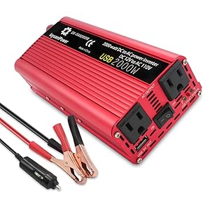 800W Power Inverter DC 12V to 110V AC Converter