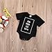 Newborn Baby Boys Little Brother Romper Jumpsuit Bodysuit Clothes Outfits (0-3 Months)