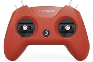 BETAFPV LiteRadio 2 SIM Drone Flight Simulator Controller for FPV Beginner Pilots Training, Support Most Systems Platforms like DRL/Uncrashed/VelociDrone/Phoenix RC/TryP/Aerofly RC 8 - Mode 2/Red