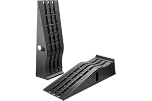 VEVOR Car Ramps, 2 PCS 13000 lbs GVW Capacity, 6.1 in Lift Height, Portable High Profile Car Service Ramps for Home Garage Ma