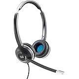 CiscoHeadset 532, Wired Dual On-Ear Quick Disconnect Headset with RJ-9 Cable, Charcoal, 2-Year Limited Liability Warranty (CP-HS-W-532-RJ=)