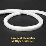 Fowong Weather Stripping Window Seal 20m 9mm x 9mm White Draught Excluder view 3