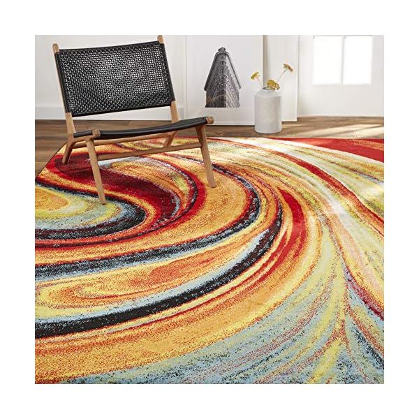 Home Dynamix Adja Modern Area Rug, Splash (5'2" x 7'2") The Home