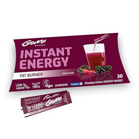 GoMo ENERGY® zuckerfreier Energie Stoffwechsel Drink?+ 1500 mg L-Carnitin + 200mg Acai + 100mg Grüntee-Extrakt + 70mg Koffein