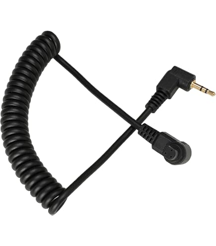 PHOLSY Télécommande Sans Fil 80m Déclencheur Pour Canon, Fuji, Olympus – Double Câble E3/N3, Idéal Macro, Pose Longue, Astro
