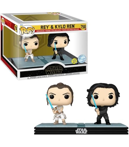 Amazon.com: Funko Pop! Star Wars 174 Rey with Speeder