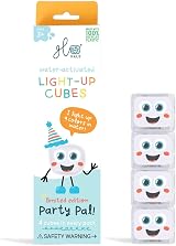 Glo Pals Original Water-Activated Light-Up Bath Toy 4 Cubes Multicolour