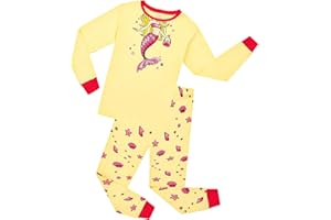 Little and Big Girls Pajamas 100% Cotton Pjs Set Kids Clothes Sleepwear Toddlers