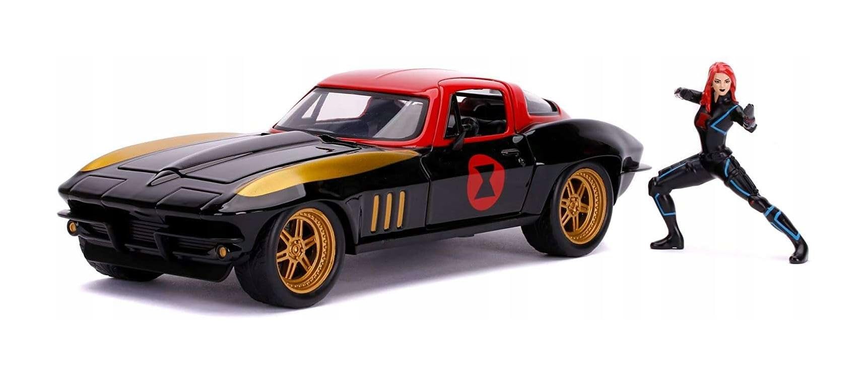Hollywood Rides - Marvel Black Widow 1966 Chevy 1:24