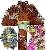 Clearance Pack of 3 Balls Pavia Ruffle Net Style Scarf Yarn (Mix10)