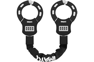 IMAYCC Scooter Lock, 4 Digit Combination Electric Scooter Locks Anti Theft Heavy Duty Resettable Keyless Bicycle Lock for E Scooter Bike Motorcycle & Door