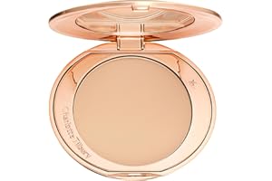 Charlotte Tilbury Airbrush Flawless Finish Setting Powder - Pore-Blurring Pressed Powder for Face Makeup to Minimize Shine with a Soft-Focus Finish
