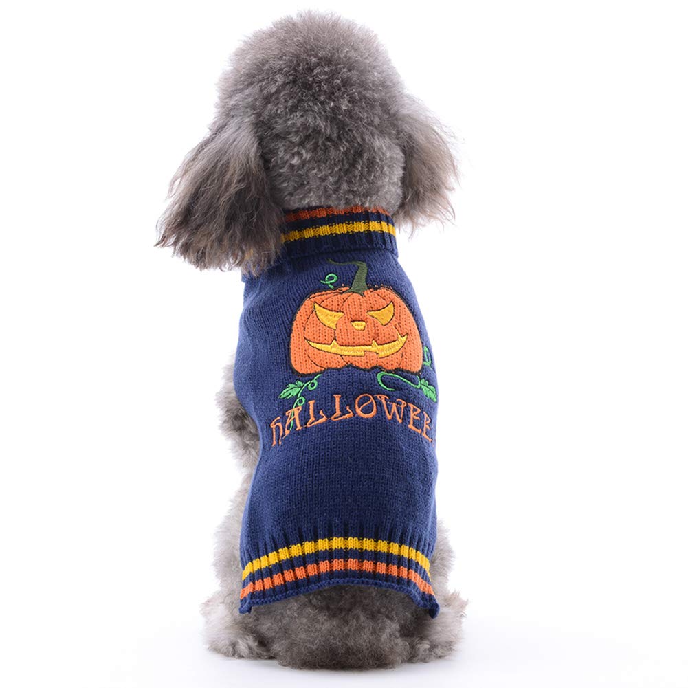 TENGZHI Winter Dog Sweater Small Cat Clothes Puppy Sweater For Pet Dog Knitting Crochet Cloth Halloween Dog Jersey Ugly Sweater for Holiday