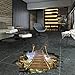 Kemilove 3D Bridge Floor Wall Stickers Removable Mural Decals Vinyl Art Living Room