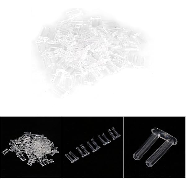 151-Pc Glasses Repair Kit - Clear Plastic Compression Sleeves (1.4/1.5/1.6mm) & Screwdriver For Rimless Glasses