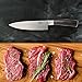 Tilevo Chef Knife - 8 Inch Carbon Steel Knife Sharp Blade & Balanced Comfortable Handle with Gift Case - Multipurpose Kitchen Knives for Chopping & Meat Cutting for Home and Restaurant