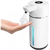 ULTAC Touchless Automatic Soap Dispenser for Kitchen and Bathroom, Liquid Hand Soap Dispenser, Water-Resistant and Rechargeable, 14.2oz/420ml ，Intelligent Digital Display，4-Level Adjustable,Modern